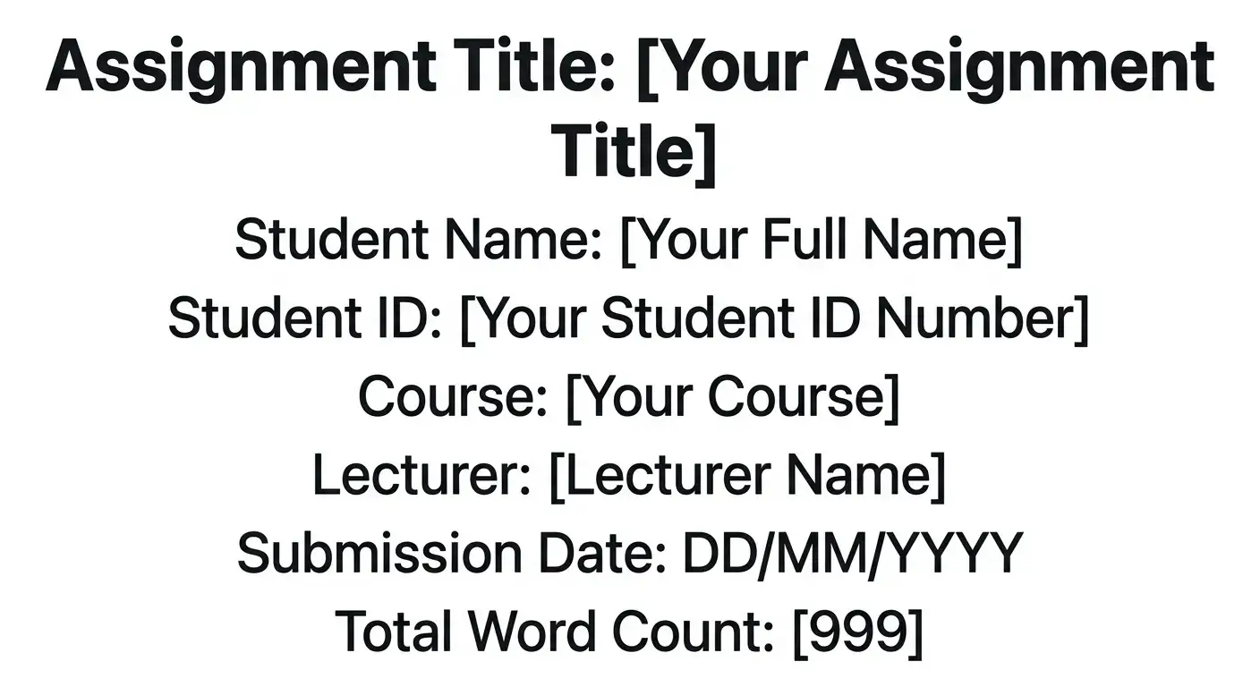 Write Content with a Proper Assignment Structure