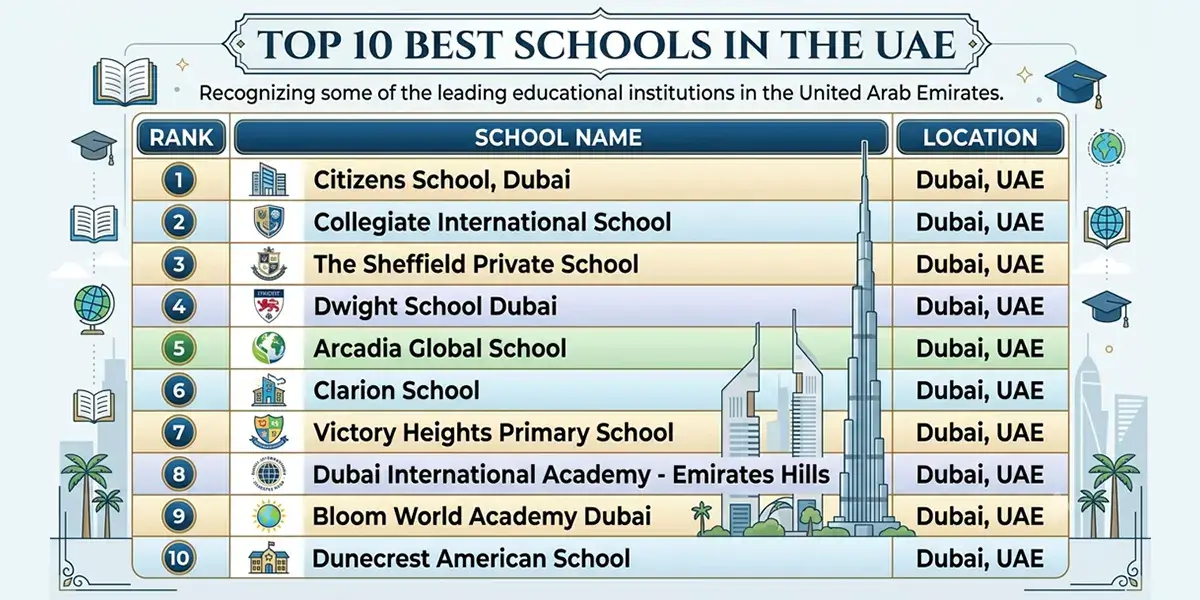 Top 10 Best Schools in The UAE