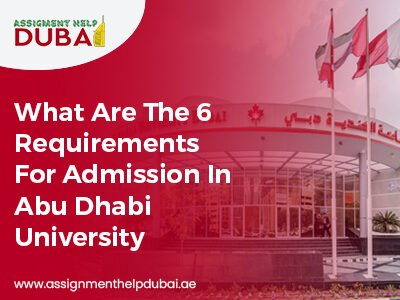 Requirements for Admission in Abu Dhabi University