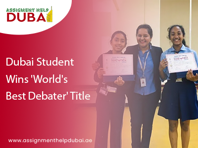 Student Wins 'World's Best Debater' Title