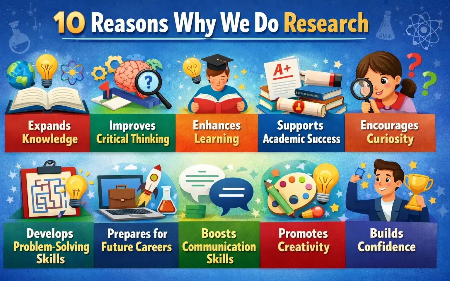 10 Reasons Why We Do Research
