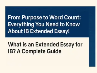 What is an Extended Essay for IB