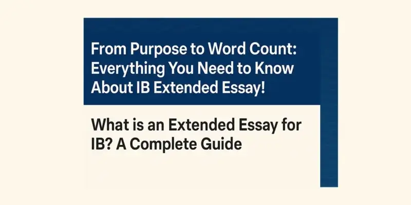 What is an Extended Essay for IB
