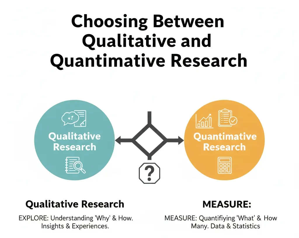 Choosing Between Qualitative and Quantitative Research